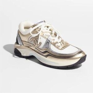 CC RARE Chanel Metallic Sneakers